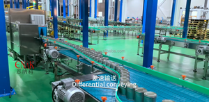 Sabuk Konveyor Plastik Baja Tahan Karat Dengan Kecepatan Dapat Diatur, Rantai <span class=keywords><strong>Slat</strong></span> Baja Karbon Berlapis Cat Semprot, Tahan Lama dan Efisien - Product Image 6