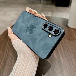 Étui de téléphone imperméable en TPU mat avec feuille d'arbre de luxe avec support de cadre d'appareil photo pour 13 pour iphone pour samsung - Product Image 6