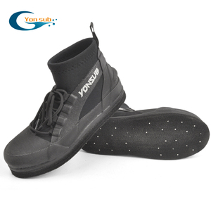 <span class=keywords><strong>Scarpe</strong></span> da Pesca Antiscivolo Impermeabili in Neoprene per Scogliera e <span class=keywords><strong>Mare</strong></span> con Suola in Feltro e Chiodi in Acciaio - Nere - Product Image 2
