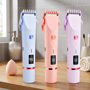Depiladora Portátil Recargable para Mujer, 3 Colores, Pantalla Digital, Funciona con Batería, Depiladora Doméstica de Uso en Seco y Húmedo - Product Image 1