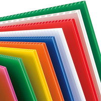Panneaux de séparation en plastique ondulé pour le stockage et l'expédition de bouteilles en verre de boissons