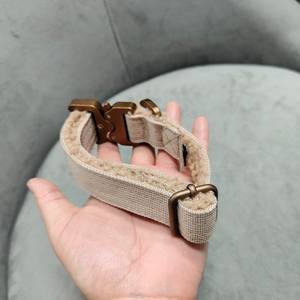 2025 collier de chien en polaire Teddy ultra léger en nylon à 4 plis de 1.5 pouces avec dégagement rapide - Product Image 4