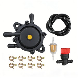 Nouvelle pompe à carburant en métal et plastique CY pour moteurs <span class=keywords><strong>Briggs</strong></span> & <span class=keywords><strong>Stratton</strong></span> - Kit complet avec filtre, tuyau et colliers de serrage (plusieurs options de configuration) - Product Image 2