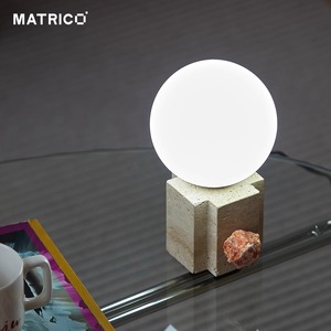 Matrico Mineral Table <b>Lamp</b> <b>Led</b> Touch Control Ambient <b>Light</b> For Bedroom Study - Product Image 4