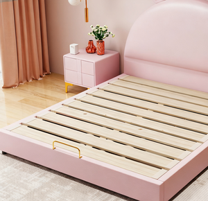 Thanh lịch công chúa phong cách rắn gỗ mềm giường với mơ mộng cung thiết kế, hiện đại đơn giản giường cho cô gái trang trí phòng ngủ - Product Image 6