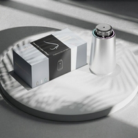 Diffuseur d'huiles essentielles intelligent sans eau à technologie d'atomisation nano à deux fluides, contrôlé par application, pour la maison et la voiture, sans fil, garantie 1 an