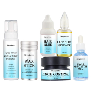 OALEN Ricci Dei <span class=keywords><strong>Capelli</strong></span> Cera Mousse di Pizzo Bastone di Rimozione della Colla Bordo di Controllo di Logo Personalizzato - Product Image 1