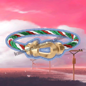 Bracelet Charme Fer à Cheval Vintage Français en Argent Sterling Plaqué Or et Zircon de Qualité 2025 – Bijou Quotidien pour Femme - Product Image 6