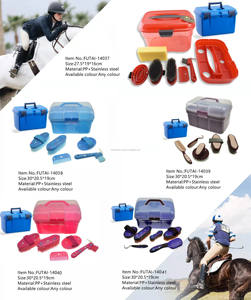 Équipement d'équitation <span class=keywords><strong>brosse</strong></span> à épousseter tête outil de nettoyage de la poussière Kit de toilettage cheval - Product Image 6