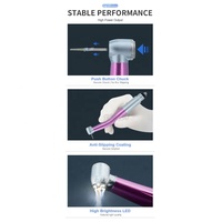 Turbine dentaire haute vitesse sans ombre à LED Airotor avec 5 lumières LED, 5 jets d'eau, puissance 23W