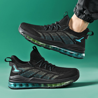 Chaussures de course à coussin d'air intégral avec logo personnalisé, baskets en maille technique, baskets athlétiques, grandes tailles 38 à 48, chaussures de sport