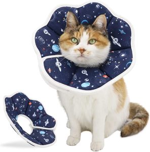 Collarín de Recuperación Ajustable para Gatos, Collar Protector Postoperatorio para el Cuello, Cómodo y Anti-Lamido para la Curación de Heridas - Product Image 1