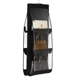 Hot Sale 8-Pocket Foldable Organizer Household Dust-Proof Hanging Closet Storages Handbag Storage <b>Bag</b> - Product Image 1
