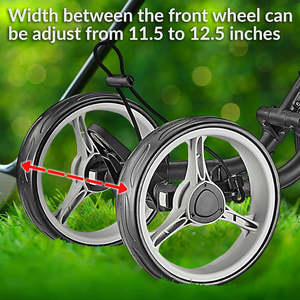 Carrito de Golf de 4 Ruedas a <span class=keywords><strong>Precio</strong></span> de Fábrica, Carrito de Golf Plegable con Soporte para Sombrilla - Product Image 4