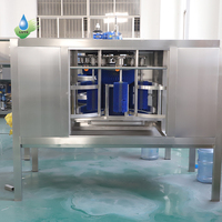 Ligne de remplissage de machines d'embouteillage d'eau minérale de 5 gallons, usine de production d'eau en bouteille de 20 L