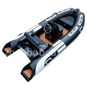 13ft 390cm RIB Bateau Hypalon Tube Fibre de Verre Coque <span class=keywords><strong>Gonflable</strong></span> Console Centrale RIB390C Bateaux à Rames avec Match de Couleur à la Mode - Product Image 5