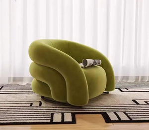 Sillón Reclinable Individual Moderno de Lujo Ligero para Sala de Estar, Balcón, Silla de Ocio, Mueble para el Hogar - Product Image 1