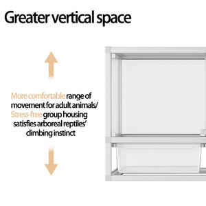 Enclos pour reptiles en aluminium série RS - R Genus Tank pour <span class=keywords><strong>Gecko</strong></span> à crête et <span class=keywords><strong>Gecko</strong></span> <span class=keywords><strong>léopard</strong></span> - Product Image 4