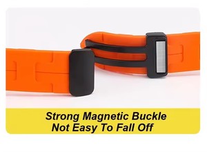 Cinghie pieghevoli magnetiche in Silicone per <span class=keywords><strong>Apple</strong></span> <span class=keywords><strong>Watch</strong></span> ultra 2 49mm <span class=keywords><strong>serie</strong></span> 9 cinghie di ricambio <span class=keywords><strong>serie</strong></span> sportiva 45mm - Product Image 4