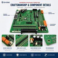 Carte de circuit imprimé de commande principale pour ascenseur industriel en métal, avec interfaces E/S multiples, pour pièces de rechange d'ascenseurs de passagers