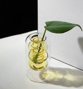 Bixuan piccoli <span class=keywords><strong>vasi</strong></span> con boccioli singoli composizioni floreali aromaterapia senso borosilicato colore vetro bottiglia centrotavola tavolo matrimoni - Product Image 5