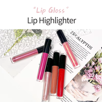 Gloss à lèvres transparent scintillant longue tenue, hautement pigmenté, waterproof, végétalien, hydratant, avec logo personnalisé, vente en gros sous marque privée