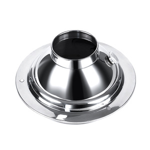 Hefengxing Stainless Steel Adjustable Air Diffuser 304 Material Universal Kitchen Exhaust Outlet Rotating Jet Nozzle - Product Image 1