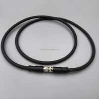 Cable de Alimentación Industrial con Clasificación de Impermeabilidad IP67, Macho a Hembra, PVC, M8, 3 Pines, 4 Pines, 6 Pines, 8 Pines, Código A