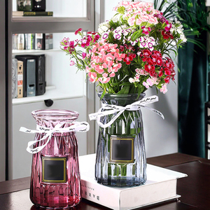 <span class=keywords><strong>Design</strong></span> contemporaneo di vetro moderno con cilindro trasparente di lusso personalizzato per ornamenti per feste nuziali - Product Image 4