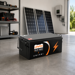 Batería de fosfato de litio LiFePO4 de 24V 25.6V 100Ah para energía solar, en stock en la UE, sin impuestos, paquete de baterías de 100Ah 200Ah 280Ah 300Ah, batería de iones de litio de 24V - Product Image 1