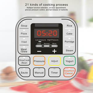 Cuiseurs à riz intelligents personnalisés OEM 6 litres 11-en-1 multi-autocuiseurs électriques Panela De Pressao de qualité supérieure avec pots SUS - Product Image 2