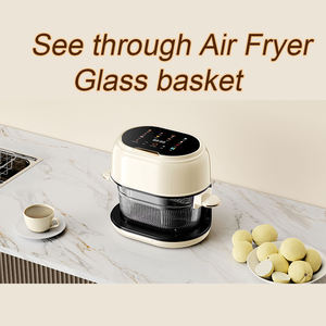 Nouveau style de friteuse numérique en verre 4L 5L 6L 8L Selon les consommateurs, meilleure friteuse à air intelligente sans huile - Product Image 3