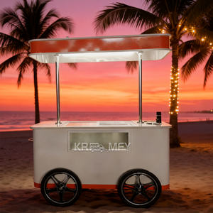 Chariots de vente ambulante de nourriture pour remorques 2025, chariots mobiles de vente de glaces italiennes - Product Image 2