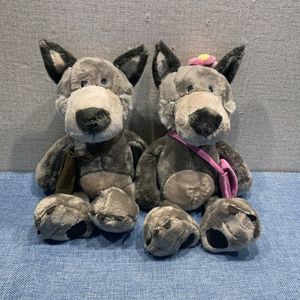 Peluche mignonne petit loup Woody, grand loup méchant, sac à dos couple, jouet peluche loup - Product Image 2