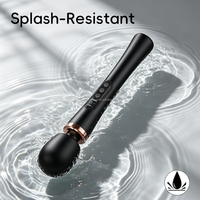 Masseur à baguette sans fil, massage portatif super puissant, tête en silicone souple, moteur silencieux, écran LED, grand vibrateur à baguette pratique