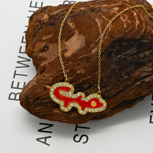 Collar de Acero Inoxidable con Caligrafía Árabe Islámica, Amuleto de Amor y Suerte 2026, Joyería de Moda al por Mayor, Nuevo para Mujer - Product Image 5