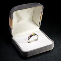 Bague ajustable en argent sterling 925 hypoallergénique avec zircone 8A en forme de cœur, idéale pour le quotidien des femmes – Vente directe usine