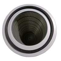 Filtre à air plissé industriel OEM/ODM pour usine de ciment, purificateur de fumée, cartouche filtrante cylindrique en polyester pour la poussière