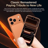 Mini I17 MINI 3G Smartphone miniature Système Android Play Store 1 Go + 16 Go WhatsAPP GPS WiFi Double carte SIM 3,0 pouces Petit téléphone intelligent