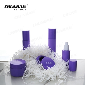 Pot en verre violet personnalisé avec logo, mignon, <span class=keywords><strong>pour</strong></span> crème visage et contour des yeux, sérum, flacons de luxe, ensemble d'emballage <span class=keywords><strong>pour</strong></span> <span class=keywords><strong>huiles</strong></span> cosmétiques 10-100ml, bouchon à vis - Product Image 6
