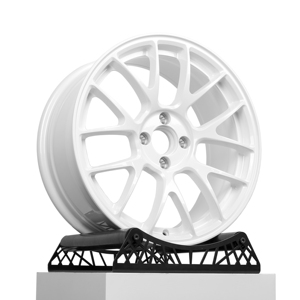 Jantes de voiture forgées monobloc Championship Gloss White 17 18 19 20 22 pouces JDM Racing 4x100 4x114.3 pour Civic MX5 AE86 - Product Image 3