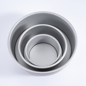 Moule à gâteau rond à fond amovible 6 8 10 12 pouces, anodisé, antiadhésif, pour gâteaux chiffon - Product Image 4