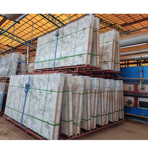 Carrelage en dalle <span class=keywords><strong>de</strong></span> marbre porcelaine pour <span class=keywords><strong>crédence</strong></span> <span class=keywords><strong>de</strong></span> cuisine, carrelage mural en pierre frittée, carrelage mural métro en onyx blanc pour salle <span class=keywords><strong>de</strong></span> bain et salon - Product Image 1