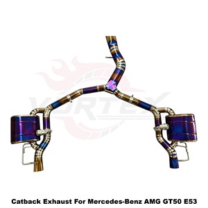 Vortex Lightweight Burnt-Titanium <b>Exhaust</b> System For Mercedes-Benz AMG GT50 E53 Sport-Sedan - Product Image 2