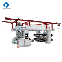 Machine d'impression de lingettes nettoyantes jetables, imprimante flexographique de type empilable, automatique, à entraînement servo, multicolore, haute vitesse, sans arbre de transmission