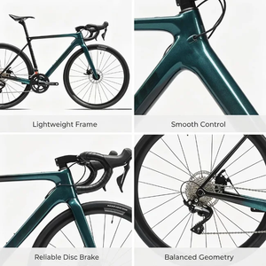 Flm Primo-pro 22 Speed Carbon Road 700c Full Wheelset Thru Axle Hydraulic Disc Aero Bike Racing Cycle Primo-pro Flm Primo-pro - Product Image 5