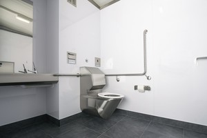 Cabine de douche et toilettes portables étanches sur mesure pour parcs urbains, zones de service, toilettes publiques préfabriquées en acier à nettoyage automatique – Fabricant - Product Image 4