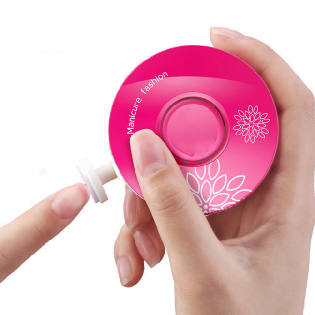 Круглая форма для путешествий портативный взрослые детские щипчики для ухода за когтями файлы, Электрический Фрезер для ногтей, фрезы Резак маникюрные ножницы для маленьких детей