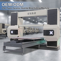 CNC-Steinprofiliermaschine mit Diamantdraht für Schaumstoff-Keramik-Trennwände und Granitsäulen-Schneiden