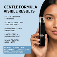 Sérum Booster Rétinal : Rétinaldéhyde, Niacinamide, Acide Hyaluronique – Unifie le Teint, Réduit les Ridules, Répare les Peaux Sensibles, Anti-Âge Visage